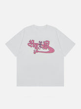 Foam Letter Print Tee